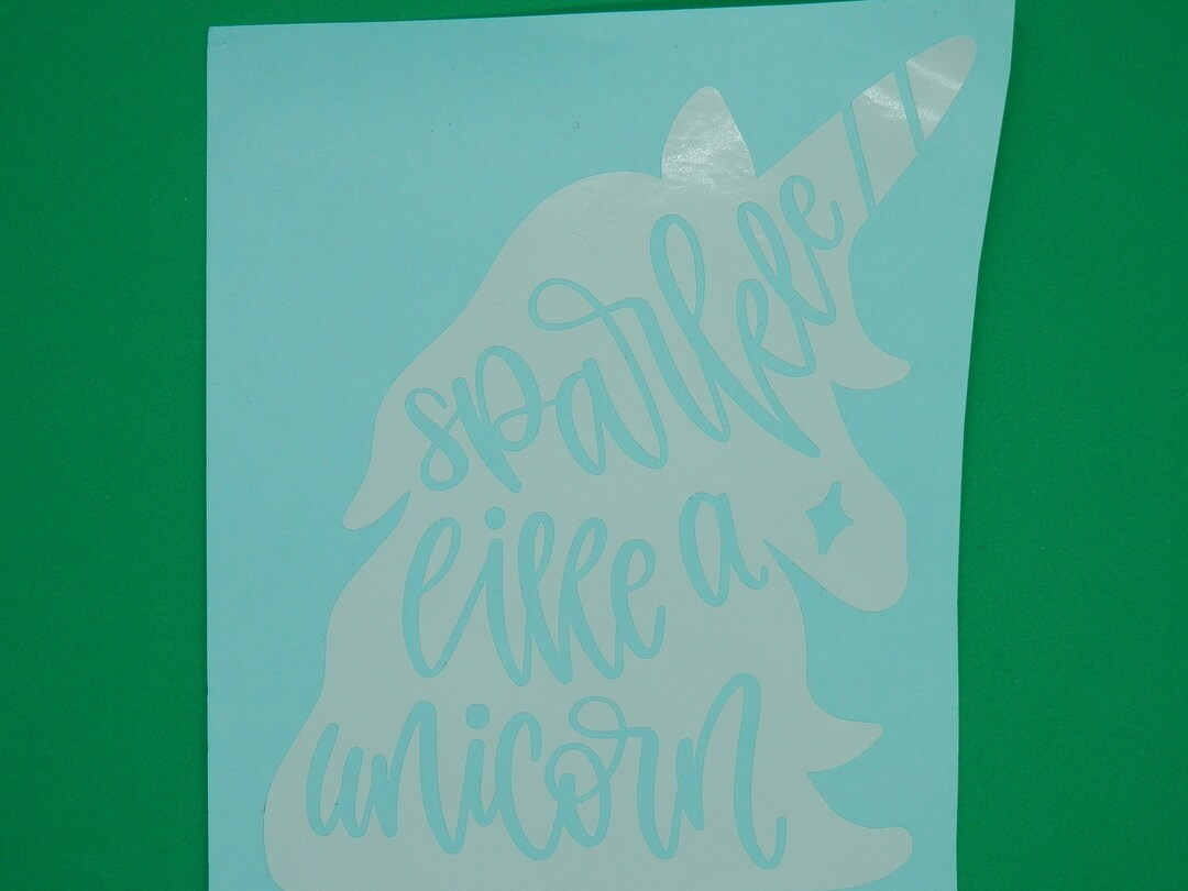 UNICORN DECALS Window Decal Unicorn Sticker Decals Etsy