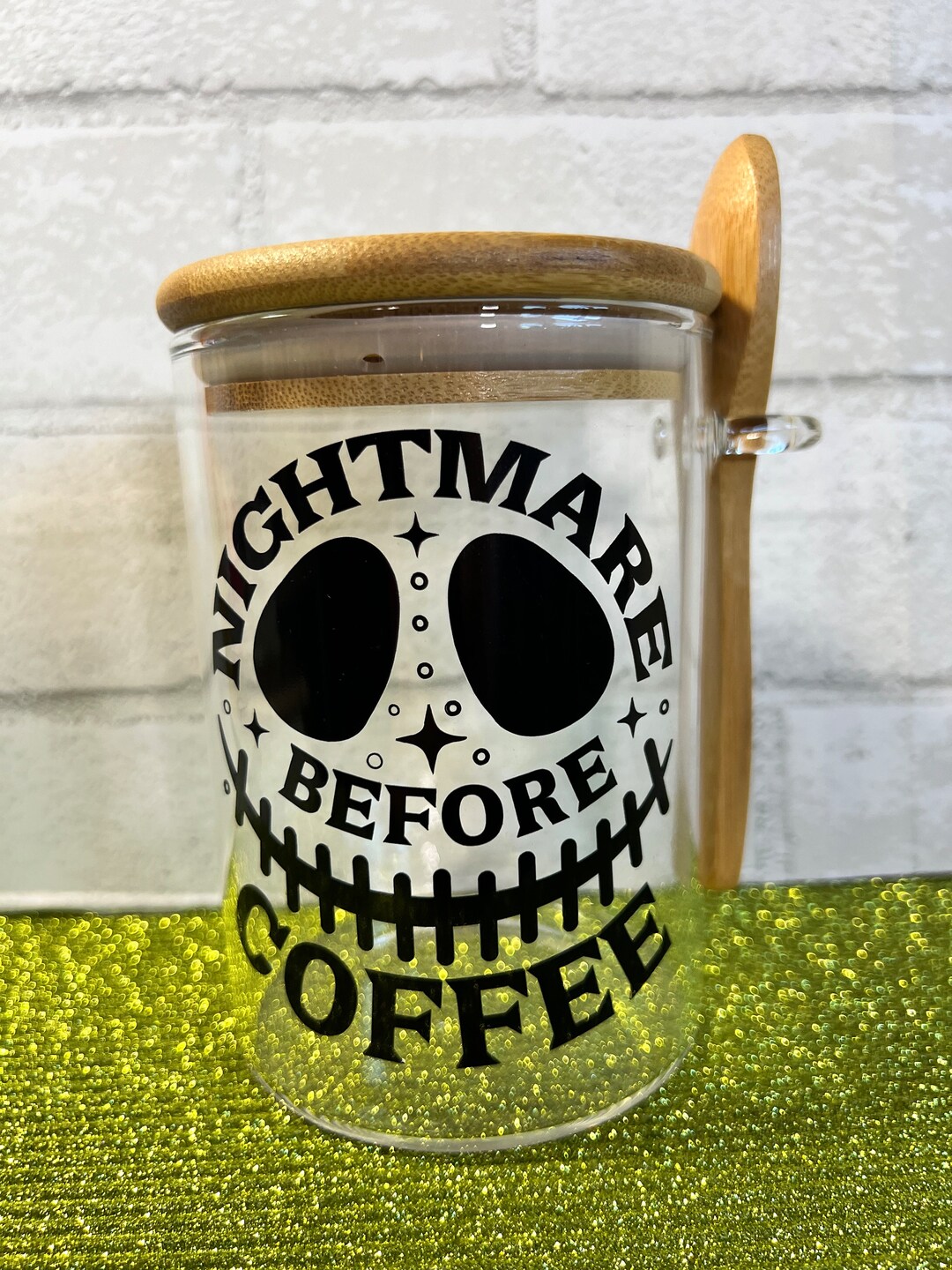 COFFEE STORAGE JAR, Bamboo Lid Coffee Storage, Coffee Bean Storage, Coffee Canisters, Airtight