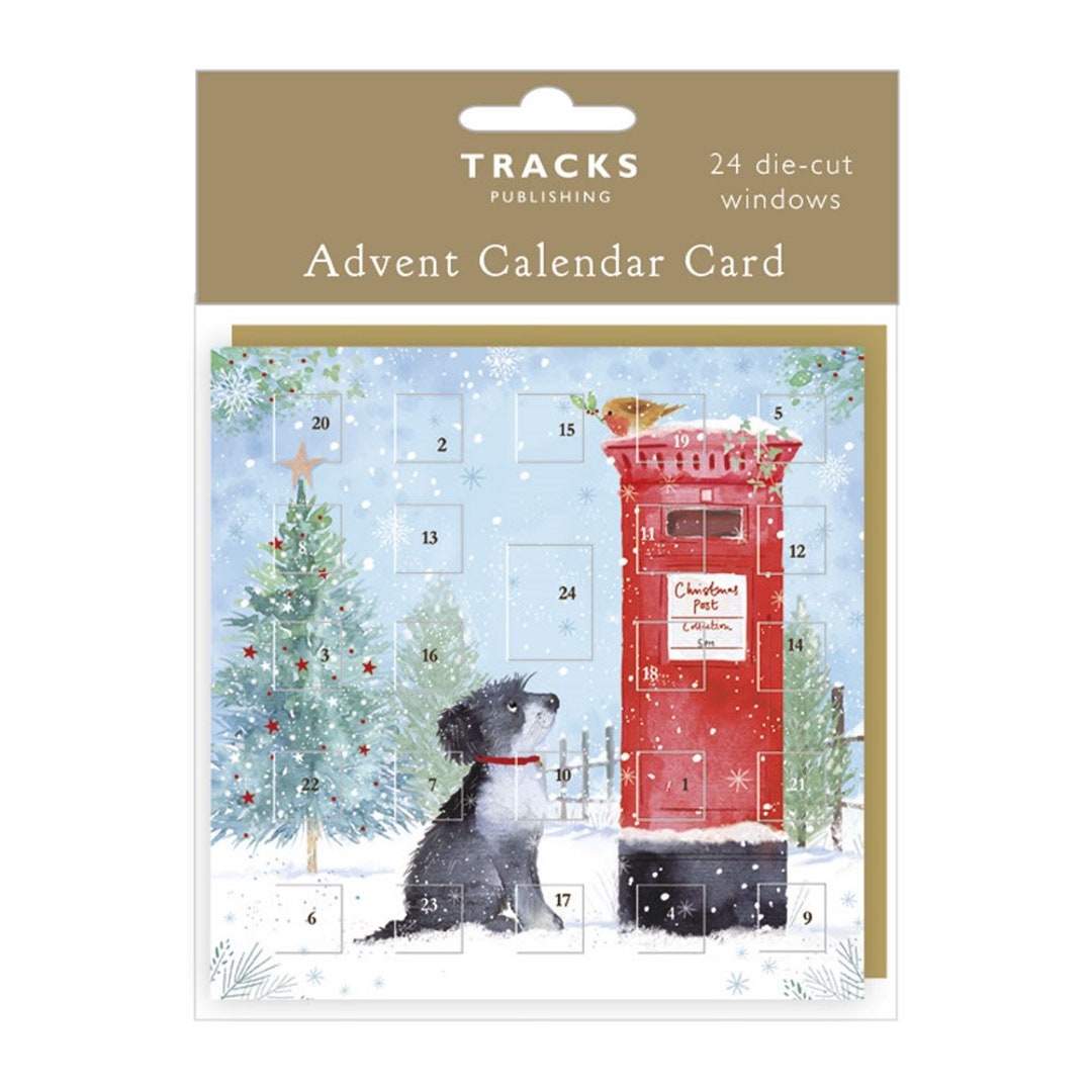 Advent Calendar Card Miniature Advent Calendar for Posting Etsy UK