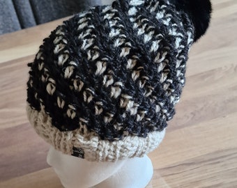 Alpaca hat for women handmade