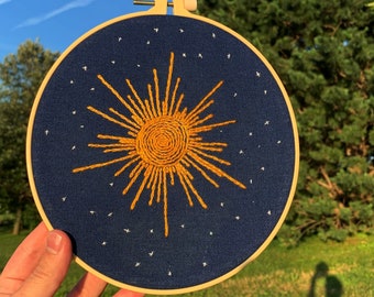 Sun Embroidery Hoop