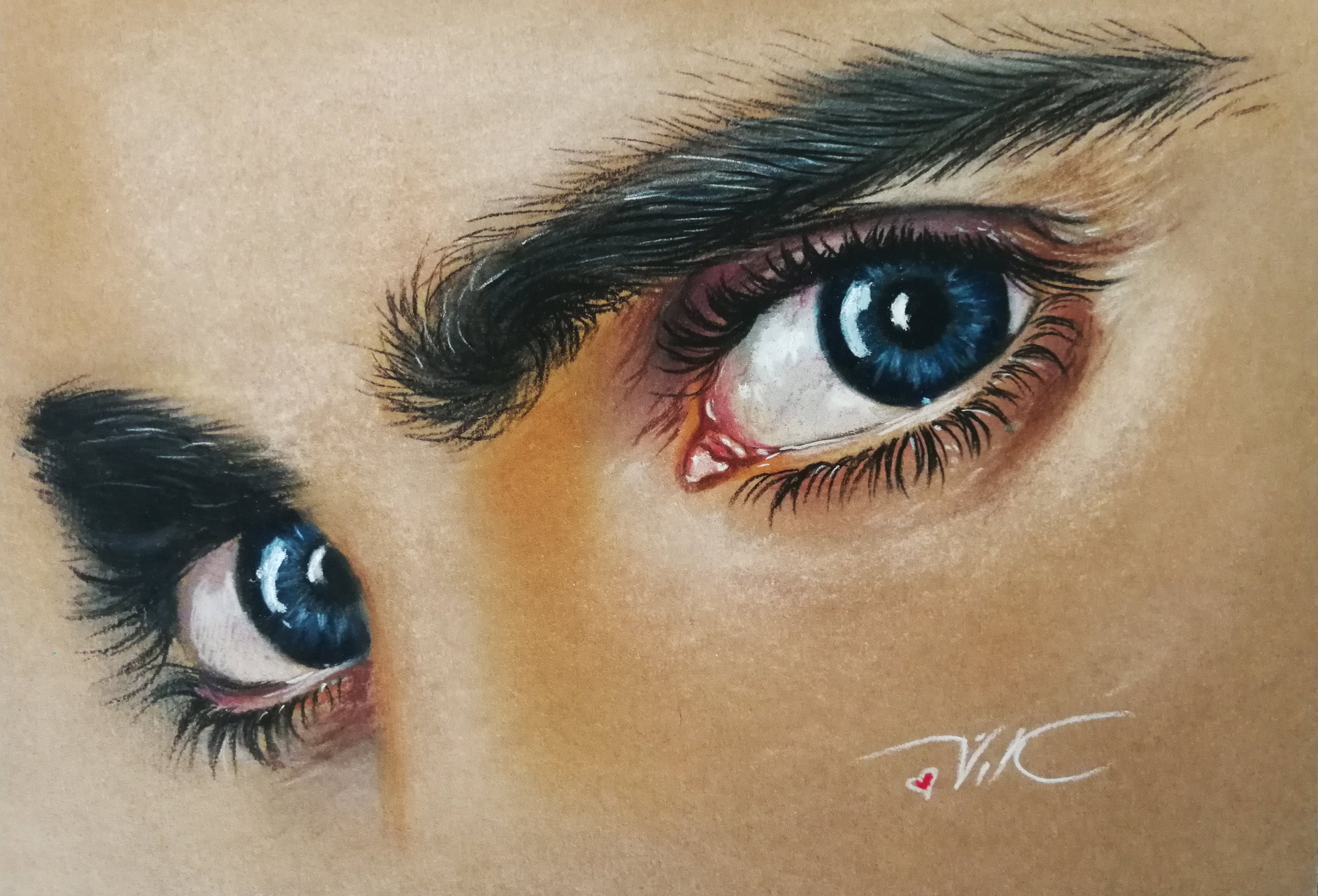 Eyes Painting Original Art Human Painting Wall Art 6 by Etsy