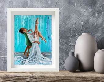 Ballerina Painting Original Art Ballet Oil Painting Wall Decor Hyporrealism