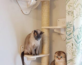 Torre para gatos moderna y grande