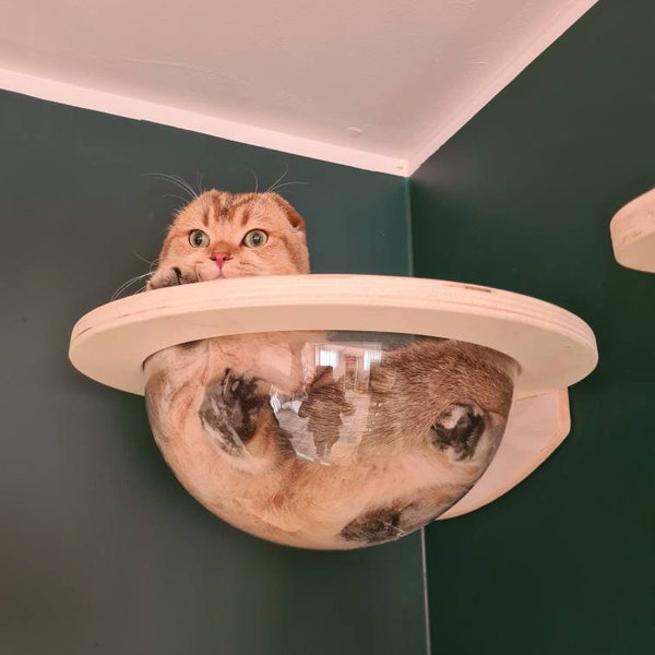 Wall Corner Dome Cat Bed