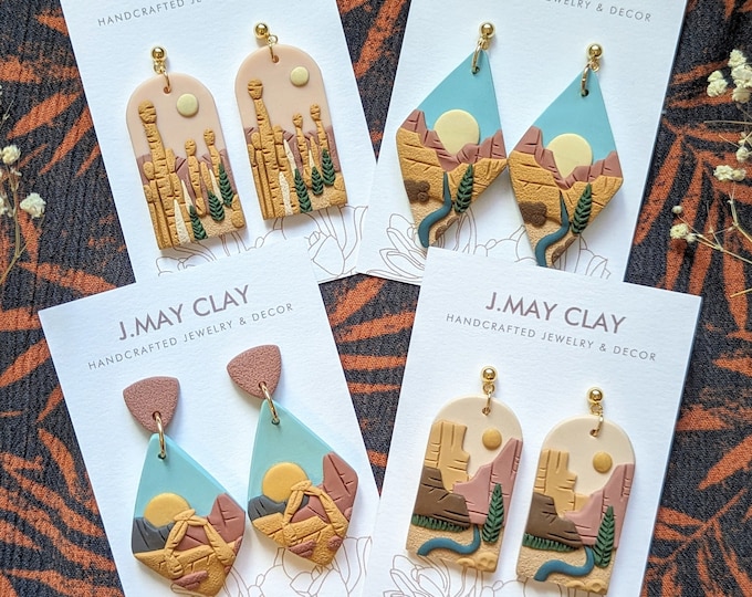 •STRAY• utah variscite + silver earrings