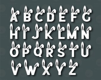 Free Free Bunny Ear Letters Svg 843 SVG PNG EPS DXF File
