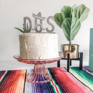 Dos topo de bolo SVG // topo de bolo para festa de 2 anos SVG // arquivo cortado a laser