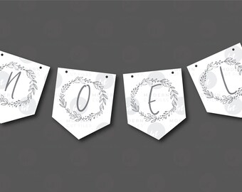 Noel Banner SVG// Holiday Decor SVG// Christmas Sign SVG// Cricut// Silhouette// Glowforge
