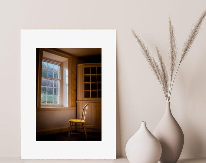 Anna's Chair Fine Art Print, Kuerner Farm Photo Print, Brandywine Valley PA, Farmhouse Decor