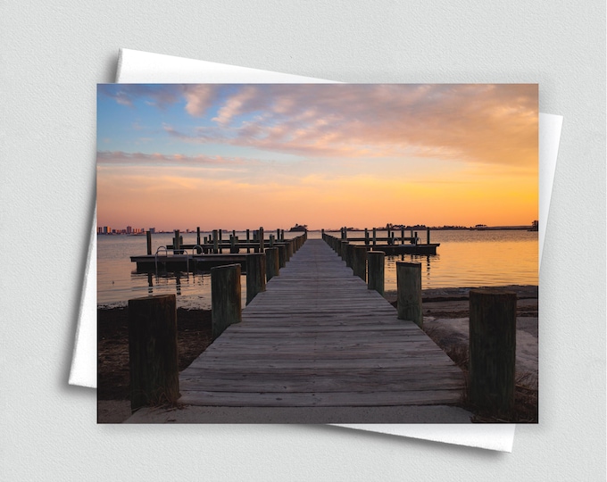 Sunset Bay Notecard: Fenwick Island Stationery Set