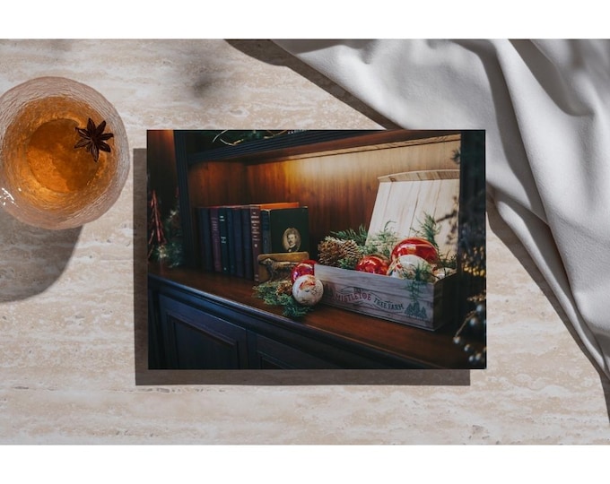 Christmas Blank Notecard: Holiday Greetings