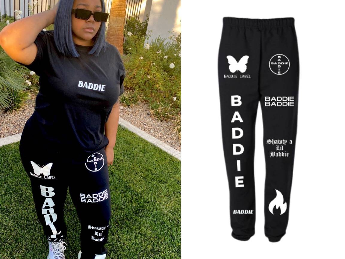 sweatpants with logos