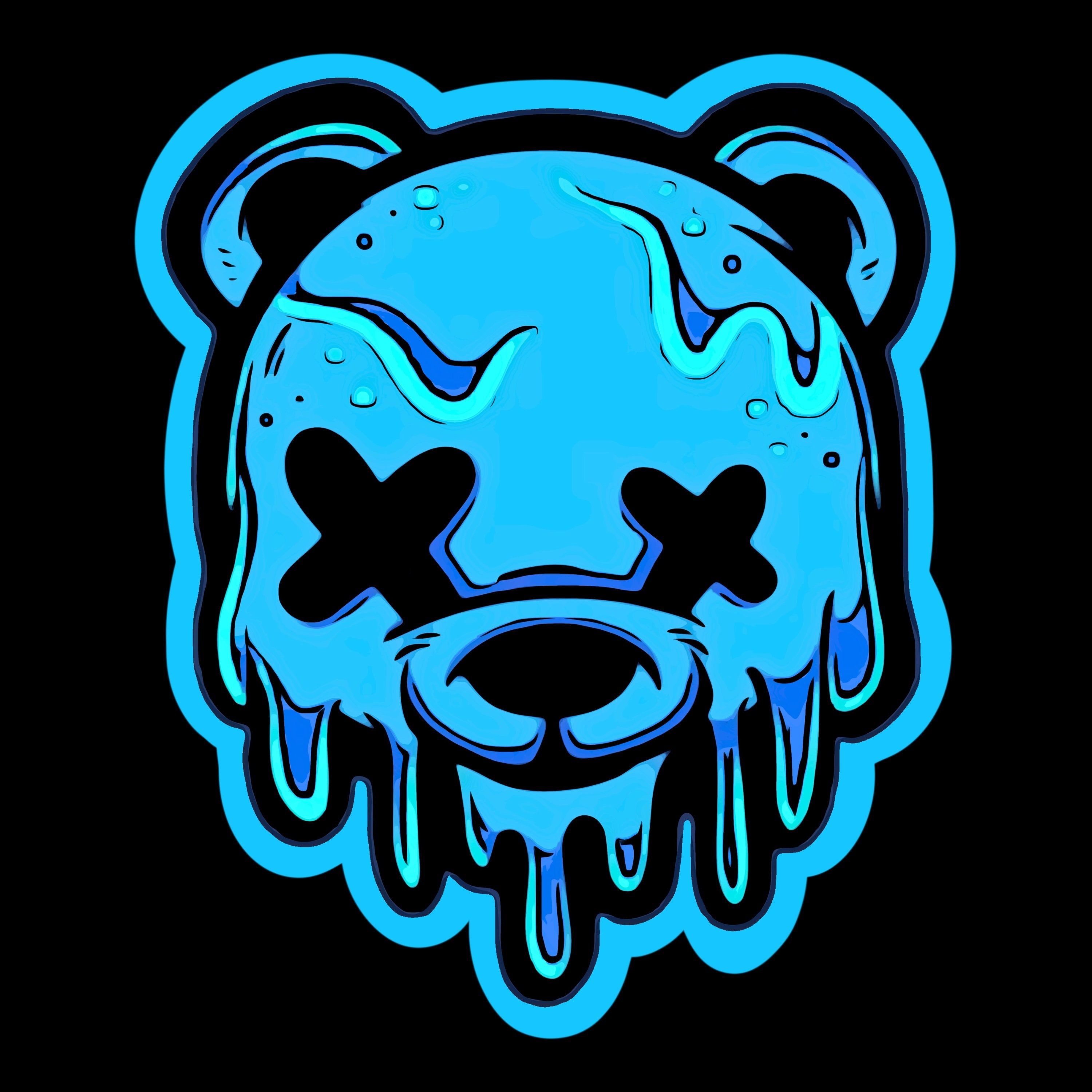 Graffiti Bear PNG Digital Design Download Instant Download | Etsy