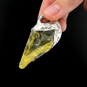 ANDARA CRYSTAL NECKLACE Encoded to Christ Consciousness At  Michael Vortex. Authentic Yellow Andara, Encoded Jewellery Men&#39;s Necklace#K308