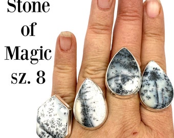 MERLINTIE CRYSTAL RING Encoded to Merlin For Magic/Intuition/Evil Eye Shield Women&#39;s/Mens Ring, Spiritual Gift Encoded Jewelry #633