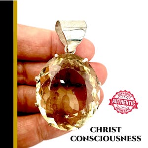 ANDARA NECKLACE Encoded to Christ Consciousness Authentic Andara Mt Shasta, Silver Necklace Women/Men&#39;s Necklace, Spiritual  Encoded #3034