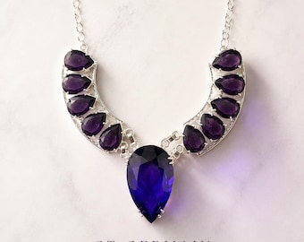 Andara-ketting St Germain Violette Vlam sterlingzilver Mt Shasta Crystal spirituele sieraden #2094