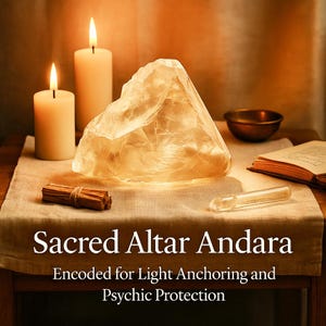 Andara Crystal 4 lb Raw Mt Shasta Portal Stone Encoded to Uriel and Arcturian Light Council – High Frequency Amulet for Starseeds #506