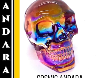 Andara Crystal Skull Authentic Andara With Certificate for Starseeds #455