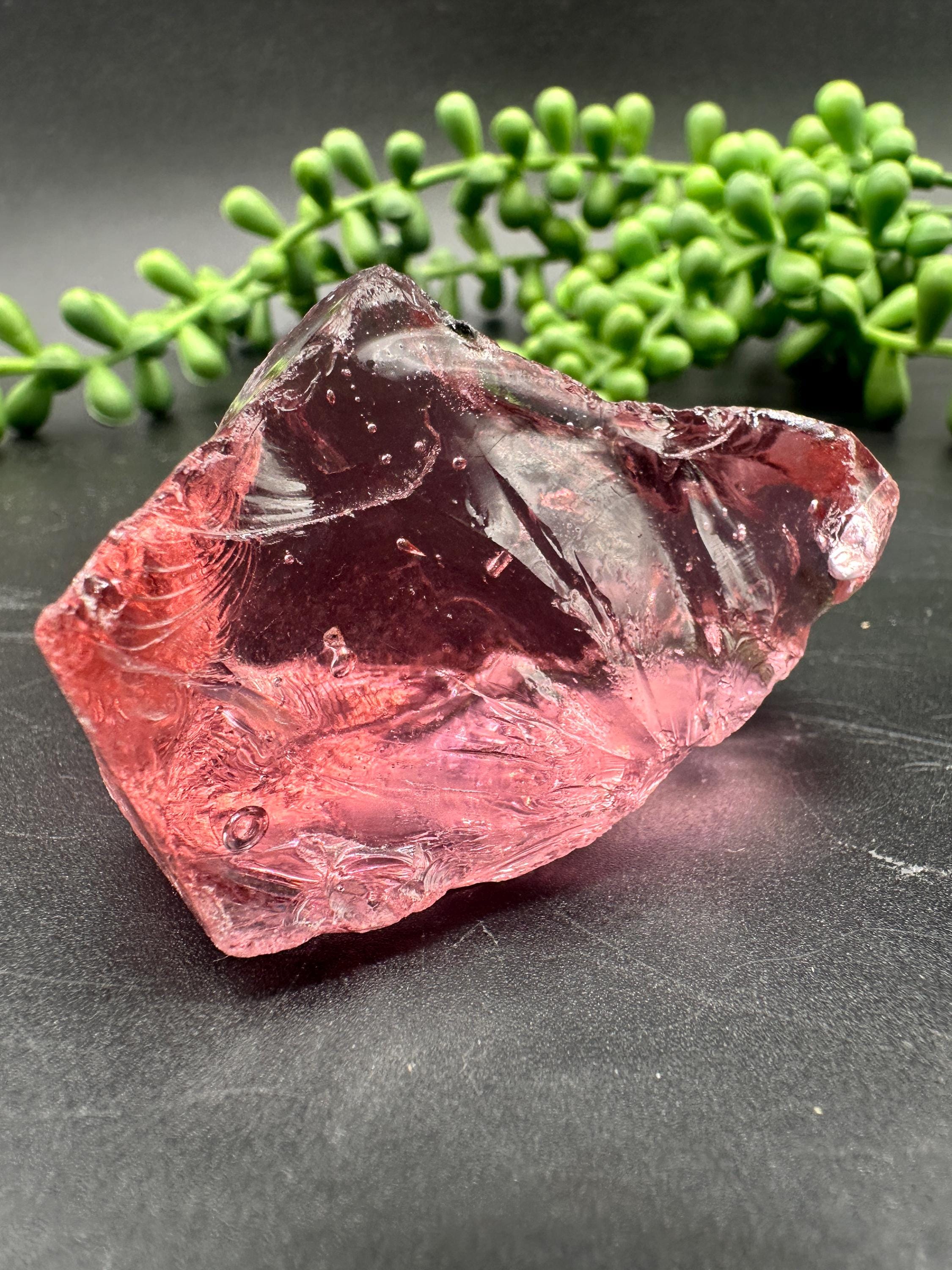 Pink Andara Crystal: Mt Shasta Authentic Archangel Chamuel Stone