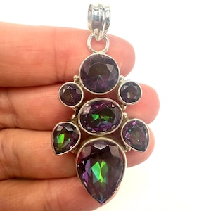 ANDARA CRYSTAL NECKLACE Cosmic Andara For Starseed Self Care Authentic Mt Shasta Andara In Silver, Women/Mens Jewelry, Spiritual Gift #99