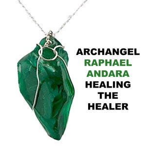 ANDARA NECKLACE Encoded To Archangel Rapahel At Archangel Michael Vortex Angel of Encoded Authentic Andara Spiritual Gift, Encoded #CK103