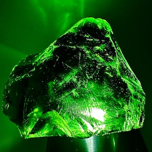 Andara Crystal with Certificate Encoded to Egyptian God THOTH God of Magik/Wisdom Authentic Green Andara Mt Shasta Metaphysical Crystal #673