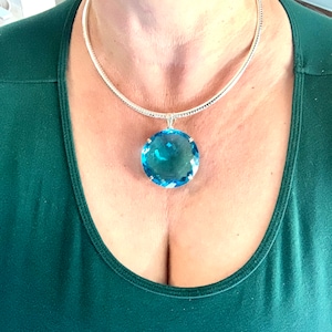 Andara Crystal Necklace, Authenticity Card. Vortex/Portal To Pleiadian High Counsell. Receive Downloads, Escape Earths Karma,  Jewelry #1164