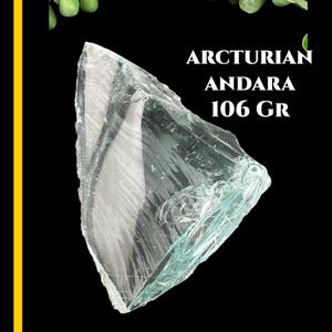 Andara Crystal Authentic Blue Mt Shasta Andara Encoded For ARCTURIAN STARSEEDS Spiritual Healing/Downloads Awakening Mission Stone #18D