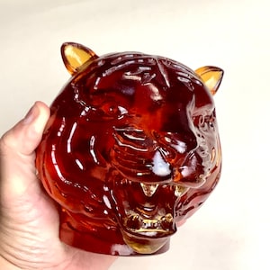 Andara Crystal Skull. Tiger Skull. ENCODED To Lyra, Starseed Crystals Authentic Andara From Mt Shasta Spiritual Gift, With Certificate #347b
