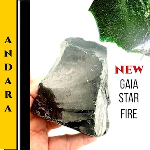 Andara Crystal Green Sparkle Emerald Ray Mt Shasta Andara for Healing Protection Restoration Guardian Energy and Spiritual Power #165D