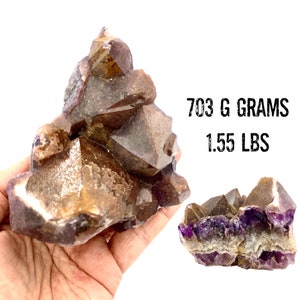 AURALITE 23 CRYSTALS In One!  Large Amethyst, Raw Crystal Natural Amethyst, Lemurian Crystals, Spiritual Gift for Her/Him Metaphysical #481