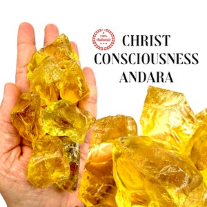 ANDARA CRYSTAL Encoded to Christ Consciousness Authentic Andara From Mt Shasta Spiritual Gift Metaphysical Crystal Self Care Gift Reki #286