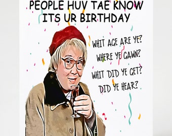Funny Scottish Card Etsy Uk