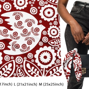 Ukrainian scarf - All-over print bandana - Ukrainian business - Made in Ukraine - UA - Support Ukraine