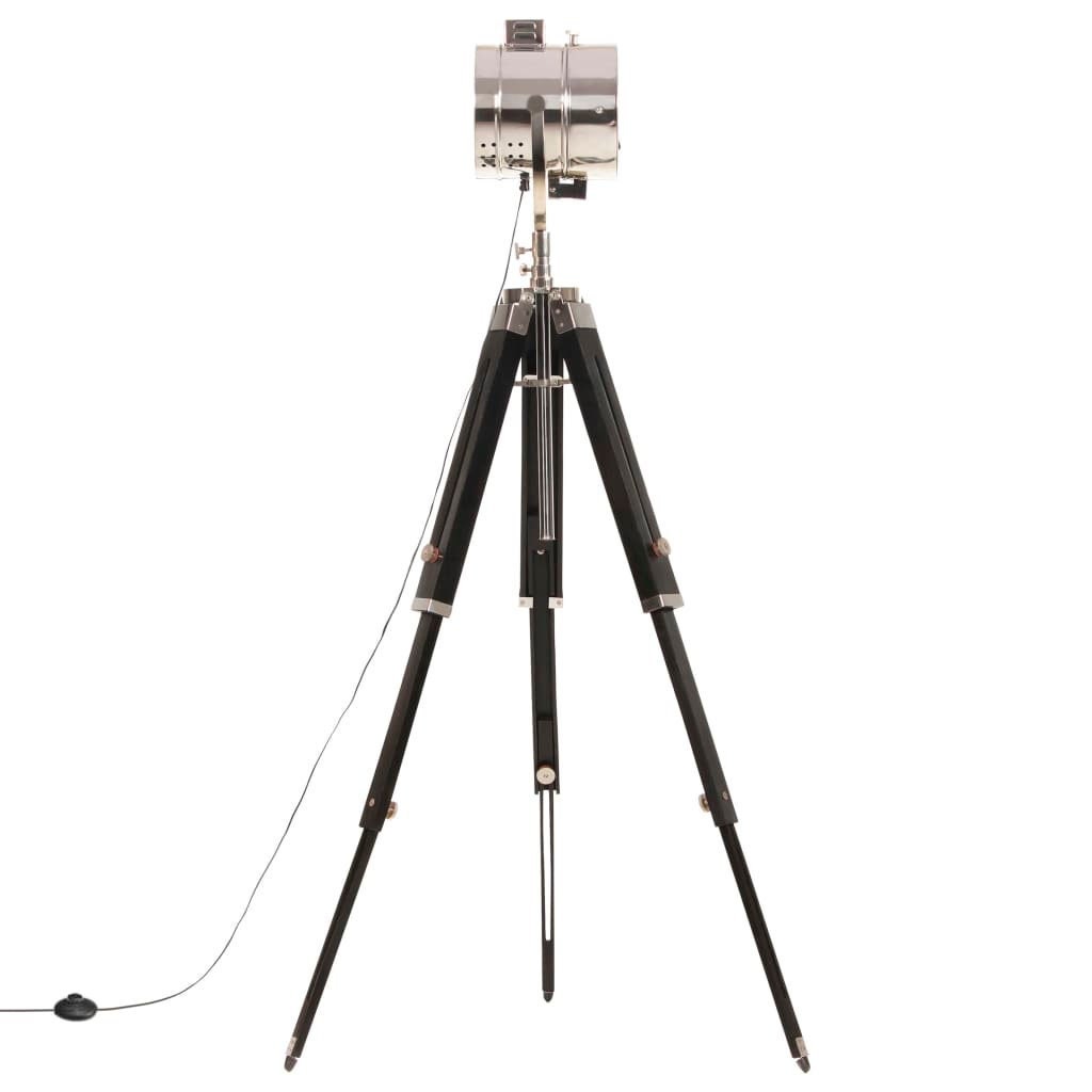 Luminaire à Trépied en Bois de Manguier Au Style Industriel 165cm