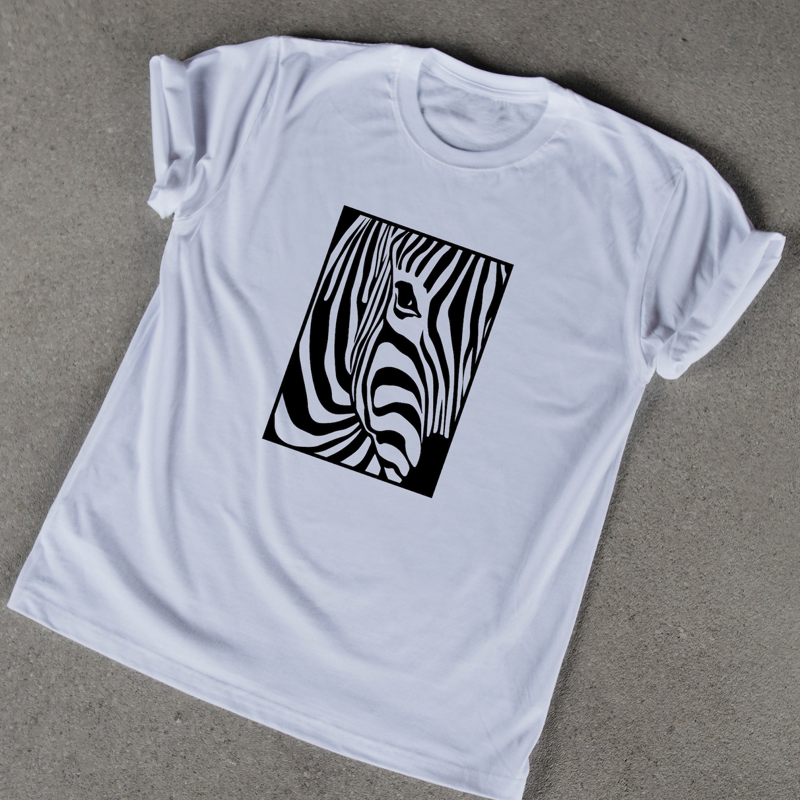 Zebra Print Tshirt / Zebra Lover Fan Tee / Zebra Art Shirt Etsy
