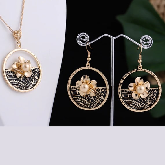Plumeria 2024 jewelry set