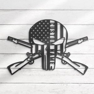 Kiwistar - Adesiva per Auto - US Punisher Skull 14 x 10 cm! - Rosso