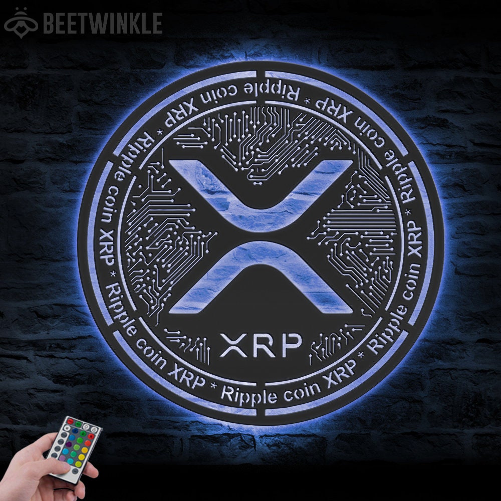 Digital XRP Metal Wall Art LED Lights Cryptocurrency Sign Home Decor Coin  BTC Financial Office Decoration Housewarming Birthday Christmas - Etsy  Israel