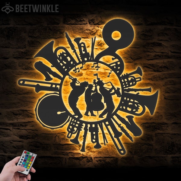 Jazz Metal Wall Art Etsy