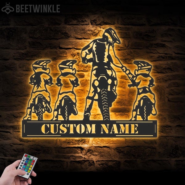 Motocross Wall Decor Etsy