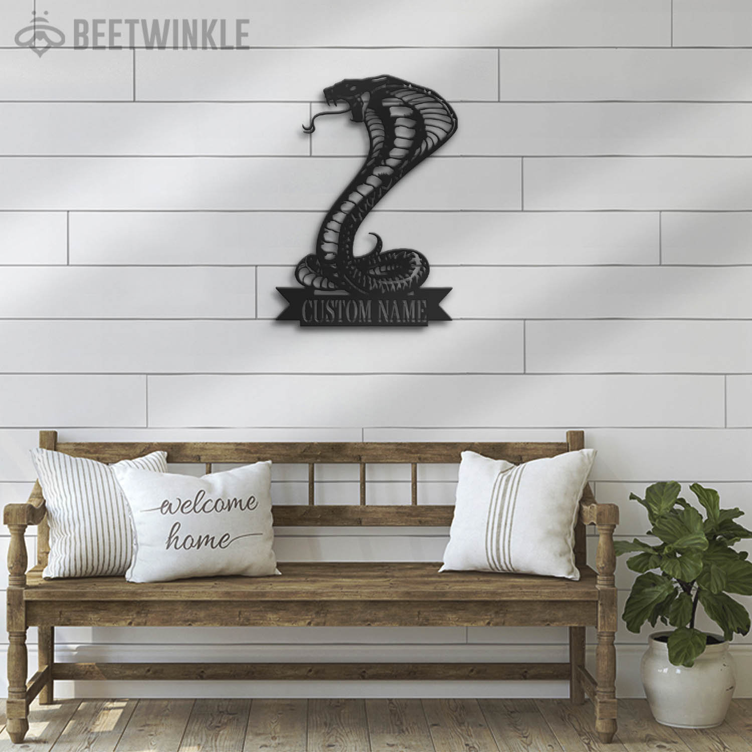 King Cobra Snake Wall Decal – Wallmonkeys