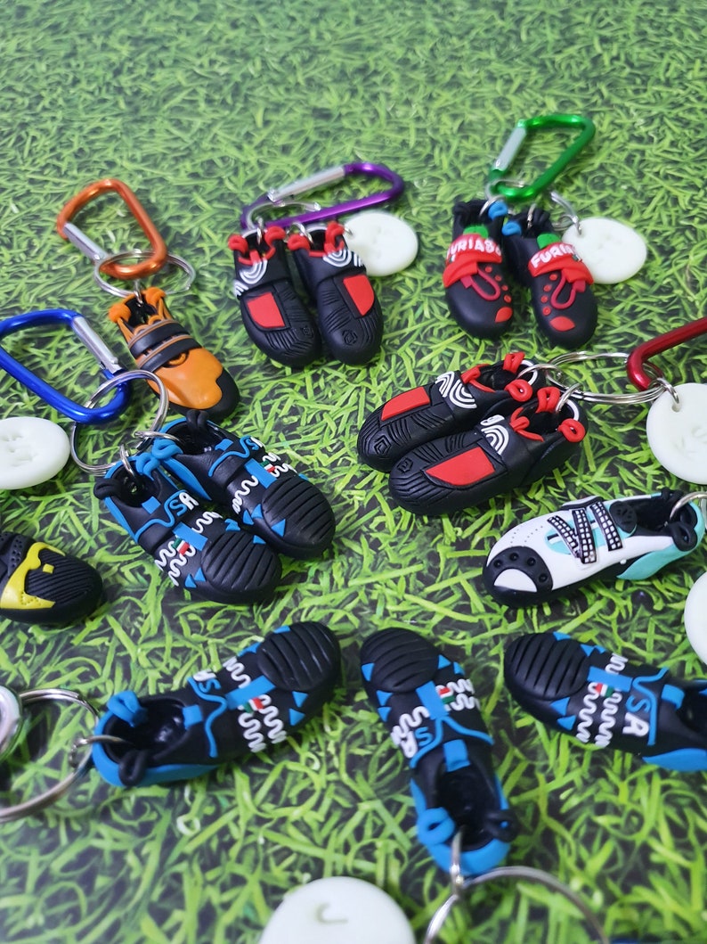 CUSTOM ORDER Climbing Shoes Carabiner Keychain With Custom Etsy