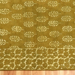 Dabu Rug Green Cotton Hand Woven Rug, Dabu Print Square Dhurrie - Etsy