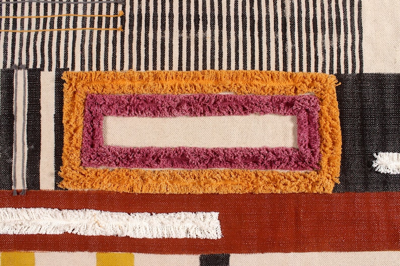 Indian Handmade Rug Hand Block Printed Rug Cotton Area Rug Etsy