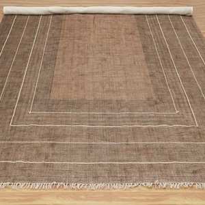 Living room decor rug Kitchen dining cotton area rug Outdoor garden yoga mat Indian hand block printed durrie 3x5 4x6 6x9 8x10 10x14 feet