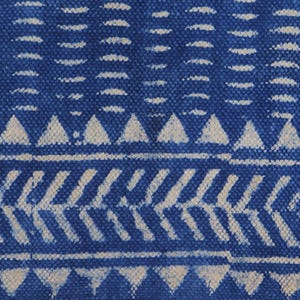 Dabu Rug Handmade Indigo Dabu Printed Cotton Rug - Indian Hallway Runner - Etsy