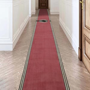 Handmade pink cotton rug Large area runner rug Floor covering carpet Rug for living room 4x10 2.6x10 2x20 2.6x8 Feet
